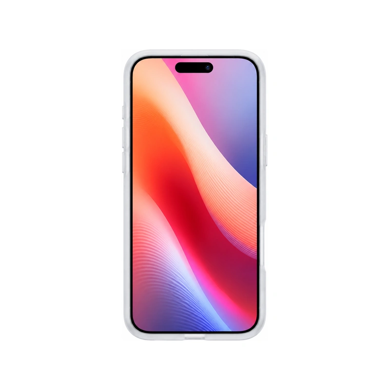 نمای جلوی قاب Spigen Ultra Hybrid Classic Classic Silver برای iPhone 16 Pro Max